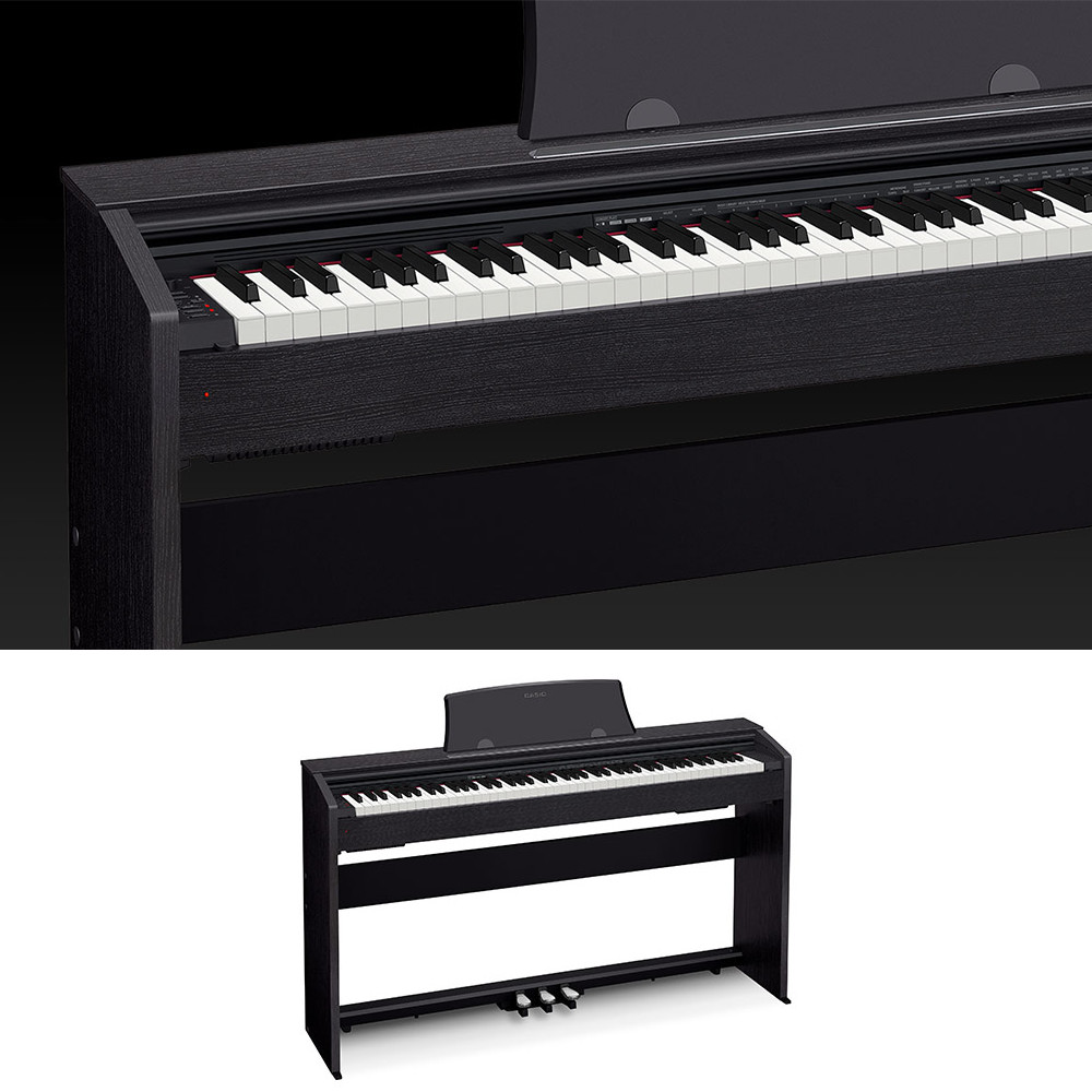 CASIO PX-770BK 同色高低自在イスセット 電子ピアノ 88鍵盤 【カシオ 