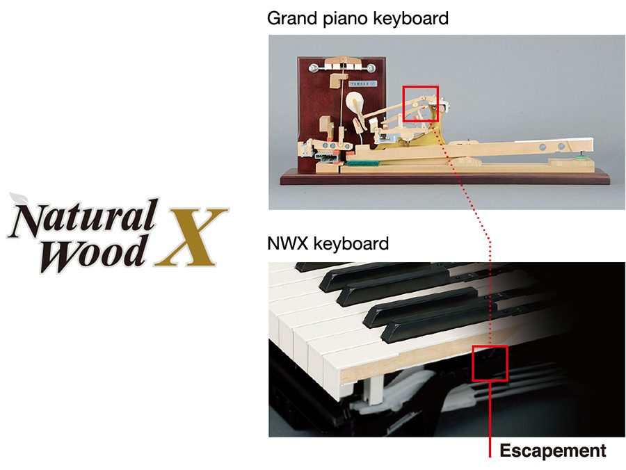 P-515 WH Xスタンド・Xイス・ヘッドホンホワイトセット 電子ピアノ 88鍵盤(木製)  関連画像
