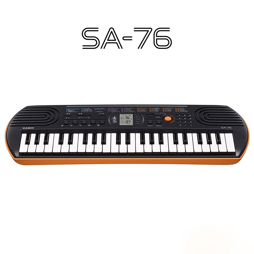 キーボード 電子ピアノ CASIO SA-76 ミニキーボード 44鍵盤 【カシオ SA76】