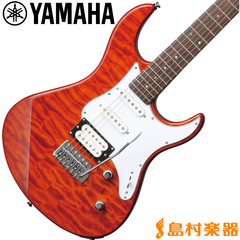 YAMAHA PACIFICA212VQM セットアップ済みカラーブラック - ギター