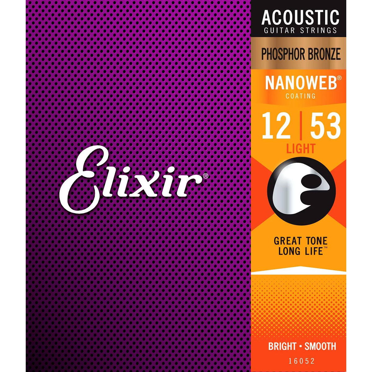 Elixir NANOWEB フォスファーブロンズ 12-53 ライト #16052 エリクサー