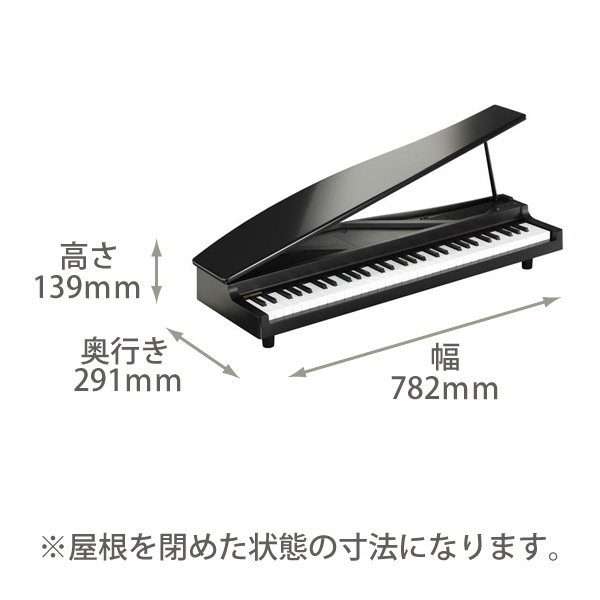 キーボード 電子ピアノ KORG MICROPIANO ブラック マイクロピアノ 