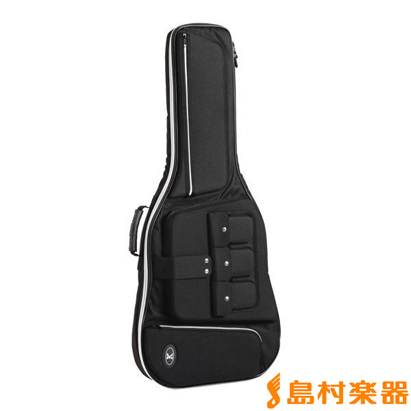 KACES 高耐久・軽量エレキギター用ソフトケース/ギグバッグ ブラック