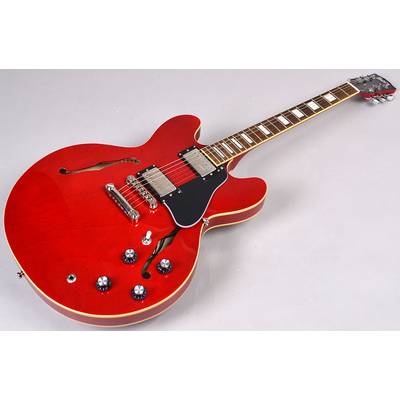 ハードケース付属】 Burny SRSA65 Cherry エレキギター セミアコ ES