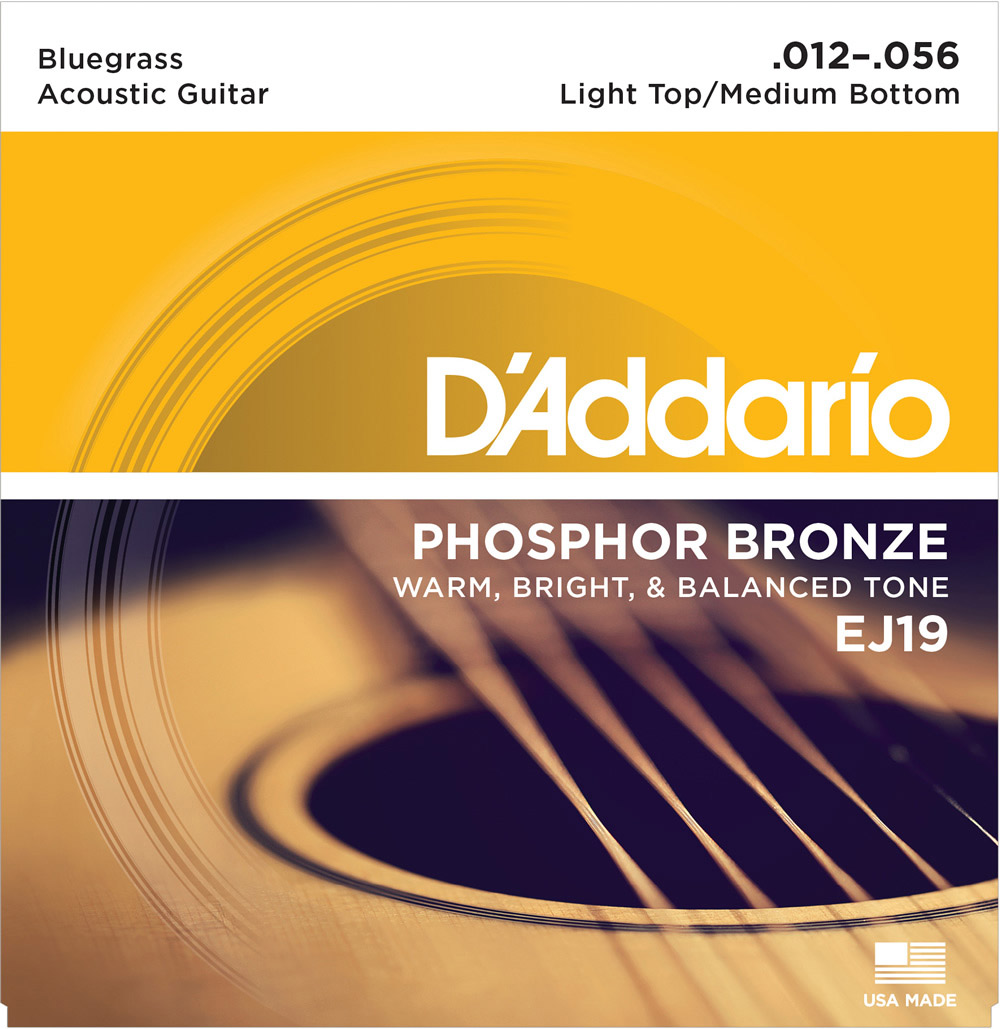 D'Addario EJ19 フォスファーブロンズ 12-56 Bluegrass ライトトップミディアムボトム 【 ダダリオ アコースティックギター弦  】 島村楽器オンラインストア