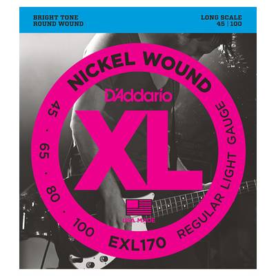 新品　D'Addario ダダリオ ベース弦 ニッケル  EXL170