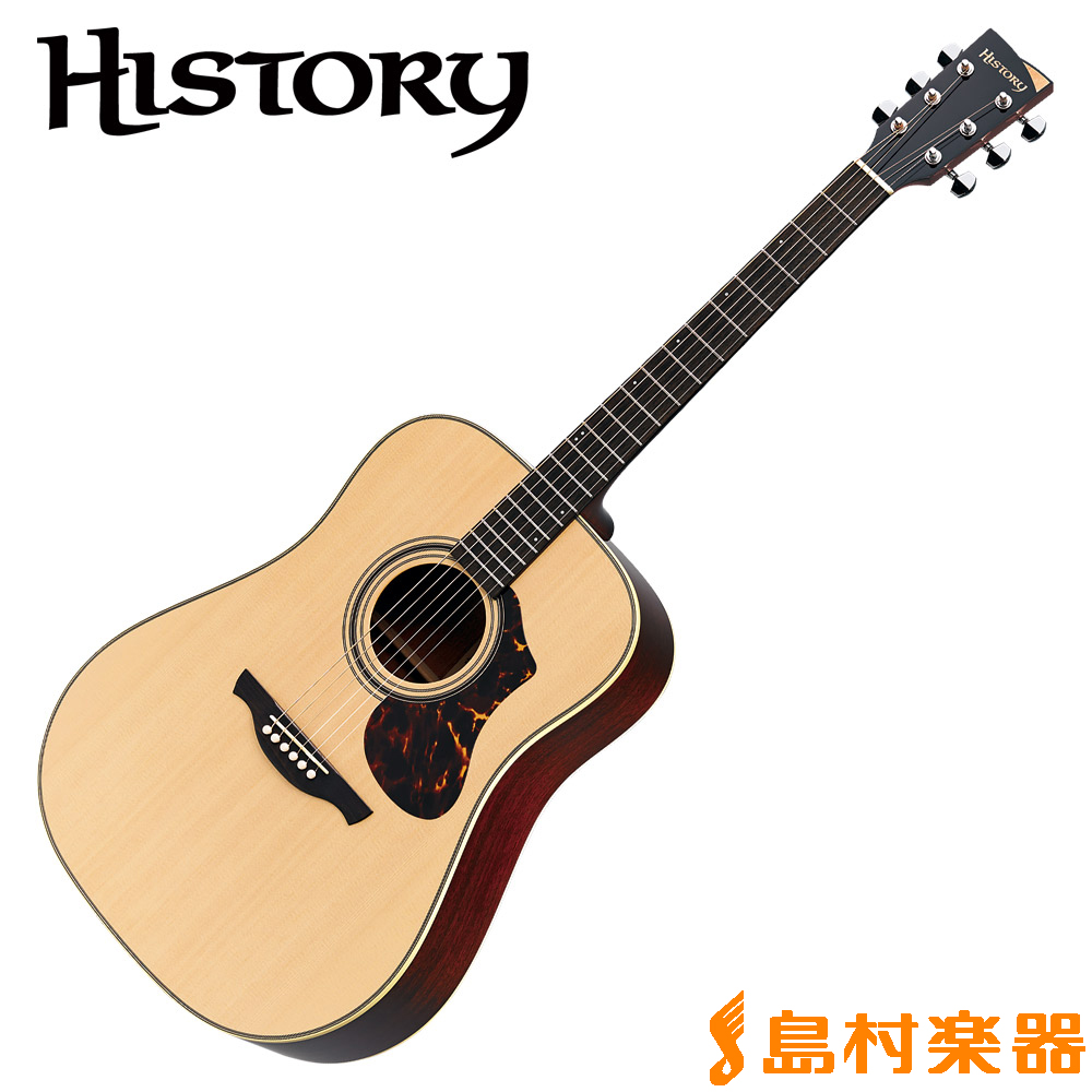 HISTORY NT-L4　NAT アコースティックギター【フォークギター】　日本製 【ヒストリー NTL4】