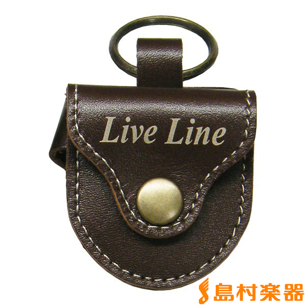Live Line LPC1200CH レザーピックケース　【チョコレート】 【ライブライン】