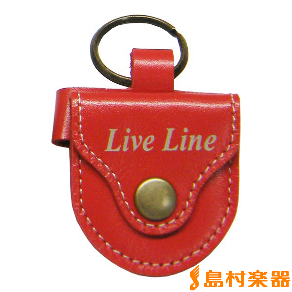 Live Line LPC1200RD レザーピックケース　【レッド】 【ライブライン】