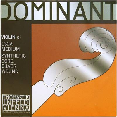 THOMASTIK Dominant 3D-132A バイオリン弦 Mittel シルバー 【トマスティック ドミナント】