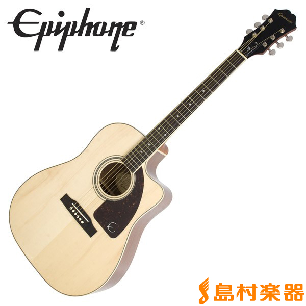 Epiphone エピフォン AJ-220SCE NT(ナチュラル) エレアコギター トップ単板