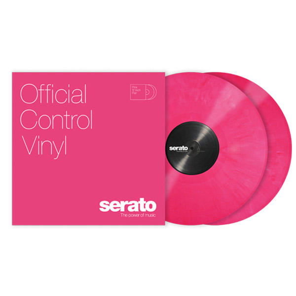 Serato 12" Serato Control Vinyl [Pink] 2枚組 コントロールバイナル 【セラート】