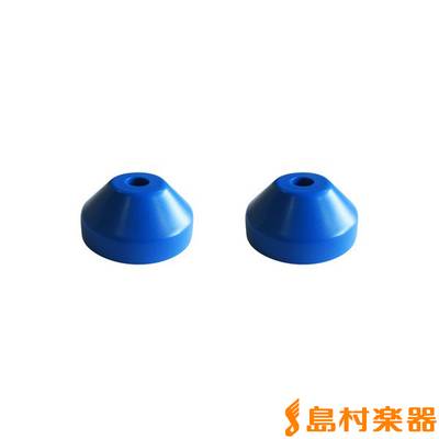 stokyo アダプター ドーム型 7インチ 2個入りパック Plastic 45RPM Dome Adapter ( P45D ) Blue 【ストウキョウ】