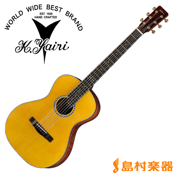 セール最新作K.YAIRI ケーヤイリ 弦器 アコースティックギター YW-K7-OVA VS 全長102cm ソフトケース付き 2207LO105 その他