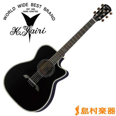 K.Yairi YD-88 BK エレアコギター エレクトリックシリーズ 【Kヤイリ
