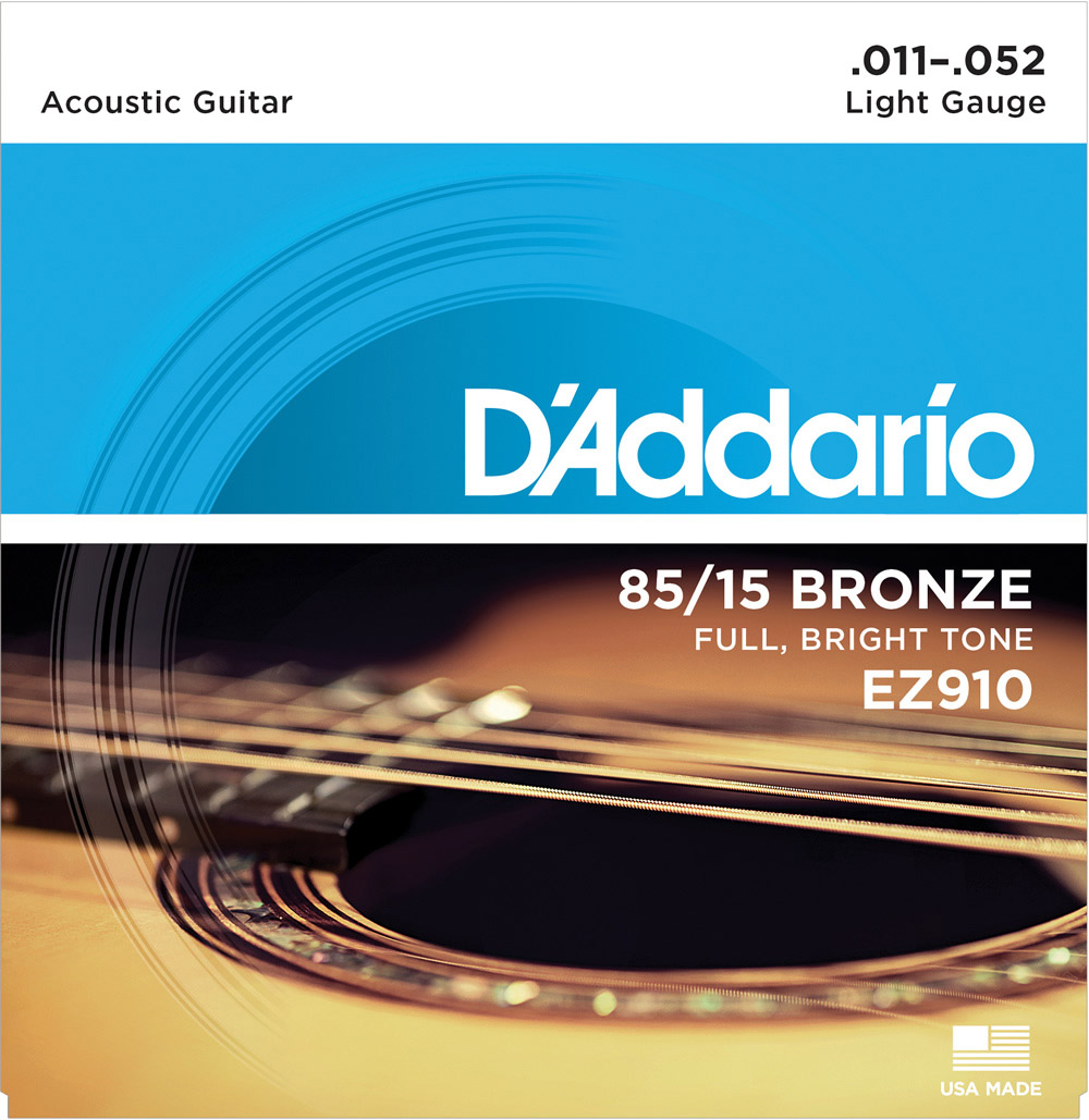D'Addario EZ910 85/15アメリカンブロンズ 11-52 ライト 【 ダダリオ アコースティックギター弦 】  島村楽器オンラインストア