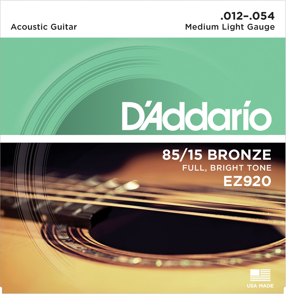 人気の春夏 新品 D'Addario ダダリオ アコースティックギター弦 EXP15