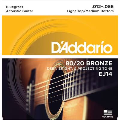 D'Addario EJ84M ジプシージャズギター 11-45 ミディアム ループエンド