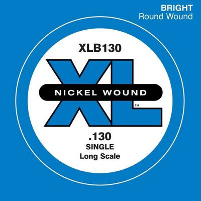 D'Addario XLB130 ベース弦 XL Nickel Wound Long Scale 130 【バラ弦1本】 【ダダリオ】