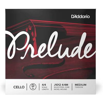 D'Addario J1012 チェロ弦 Prelude Cello Strings ミディアムテンション 4/4スケール D線 【バラ弦1本】 ダダリオ 