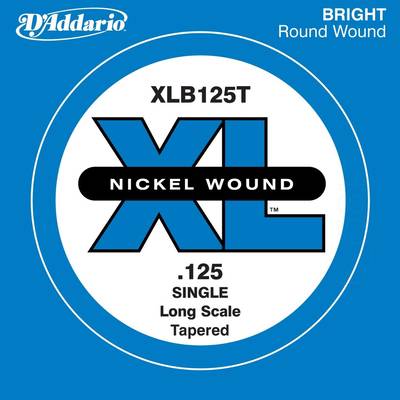 D'Addario XLB125T ベース弦 XL Nickel Wound Tapered Long Scale 125 【バラ弦1本】 【ダダリオ】