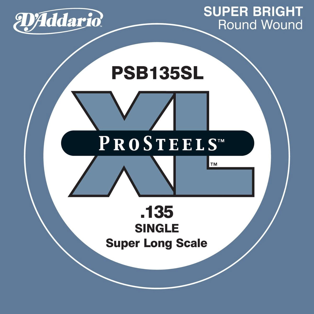 D'Addario PSB135SL ベース弦 ProSteels Singles 135 【スーパーロングスケール】 【バラ弦1本】 【ダダリオ】