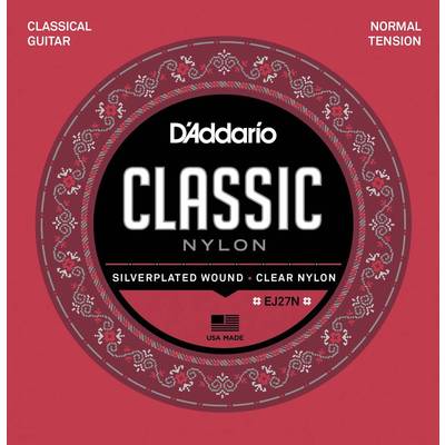 D'Addario EJ27N クラシックギター弦 D'Addario Classics Student ノーマルテンション 【ダダリオ】