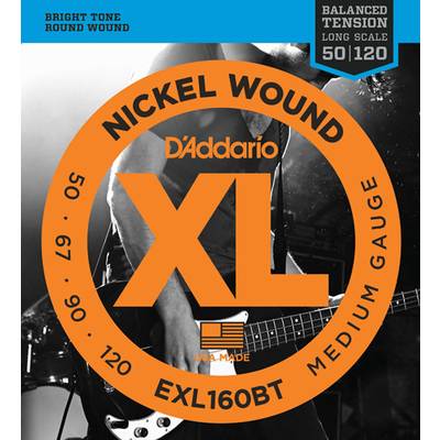 D'Addario EXL160BT ニッケル 50-120 ミディアム バランスドテンション ダダリオ エレキベース弦