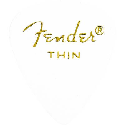 Fender 351 PICK THIN ピック 144枚セット ティアドロップ型 シン ホワイト フェンダー 