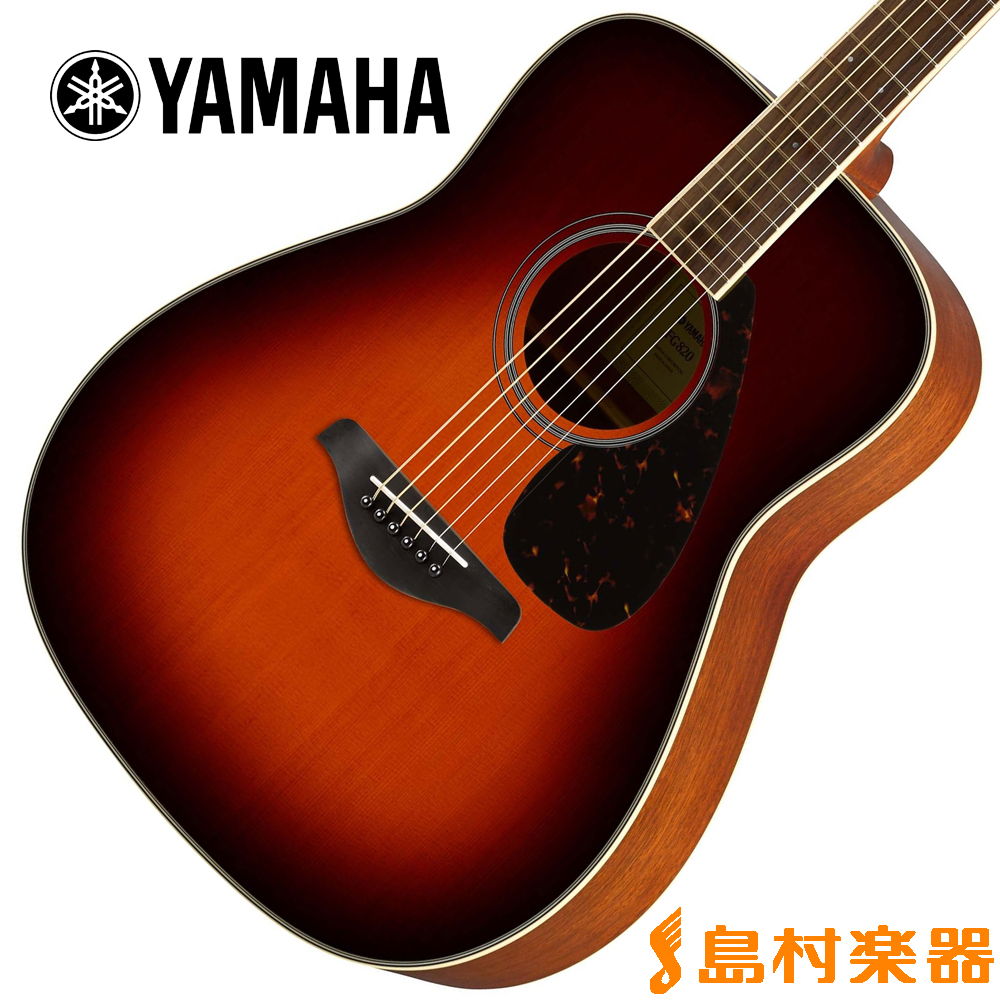 ヤマハ　YAMAHA アコースティックギター ブラウンサンバースト FG820