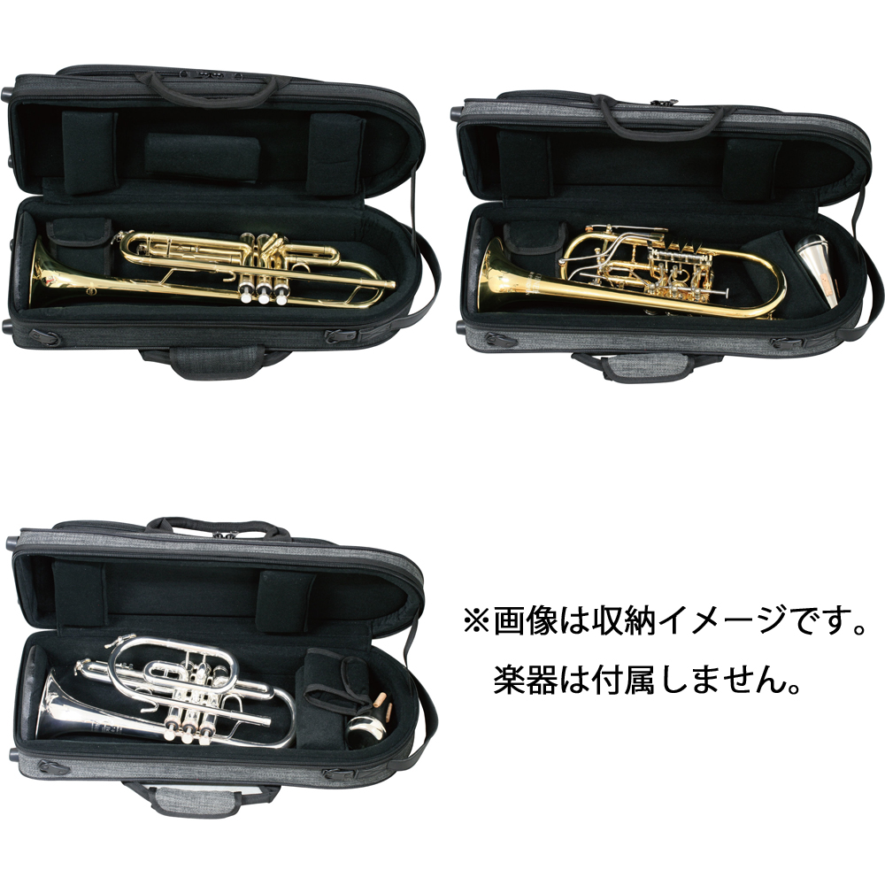 154246 KIKUTANI TR-Tweed L.BLU ツイード製トランペットケース - 楽器