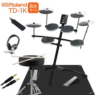 値下げ】【超シンプルセット】 Roland 電子ドラム TD-1K 自宅練習3点 