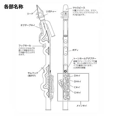 YAMAHA Venova (ヴェノーヴァ) YVS-100 カジュアル管楽器 【専用ケース ...