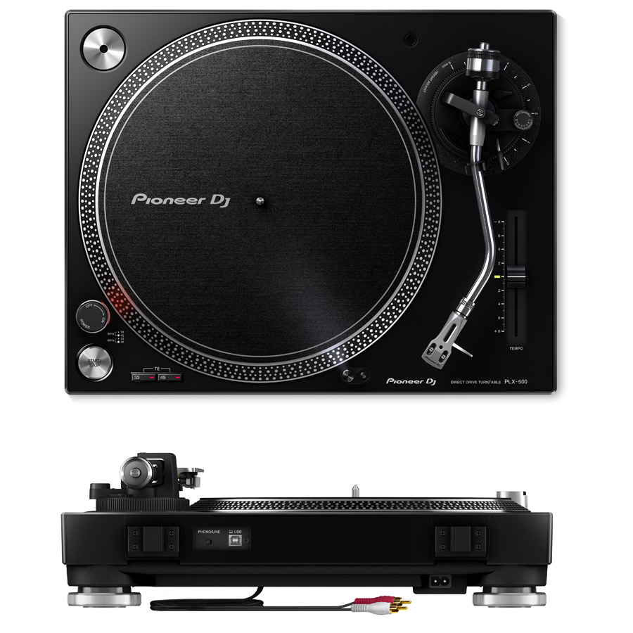 Pioneer DJ PLX-500-K + DM-50D レコードプレーヤーセット パイオニア