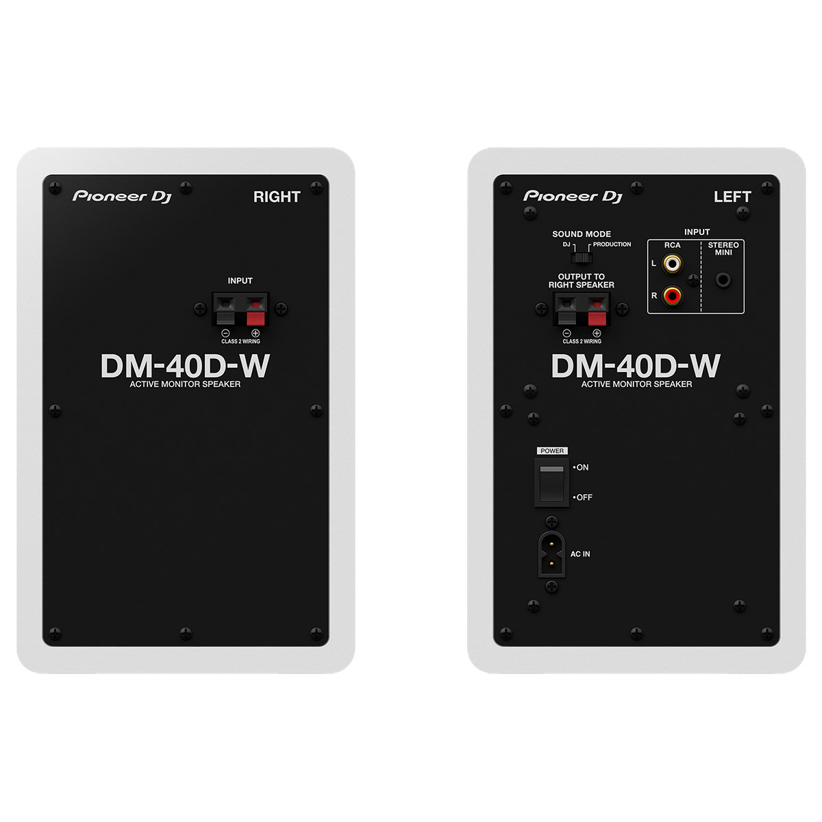 Pioneer DJ PLX-500-W + DM-40D-W レコードプレーヤーセット 
