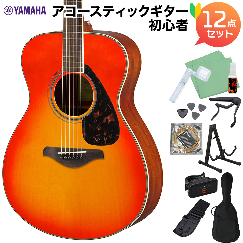 YAMAHA FS820 AB アコースティックギター初心者12点セット ヤマハ