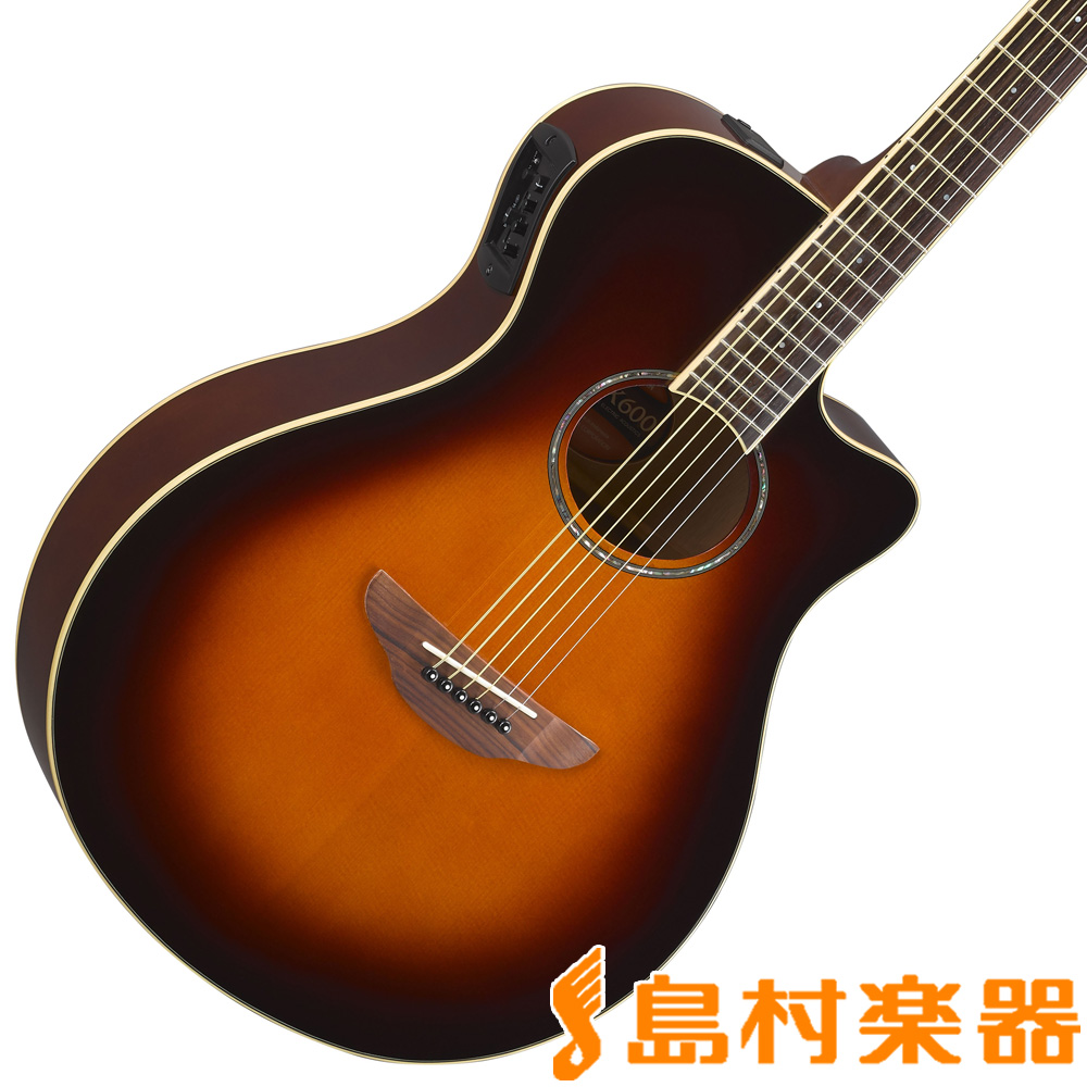 YAMAHA ヤマハ APX600 オールドバイオリンサンバースト エレアコギター