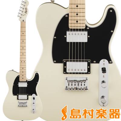 Squier by Fender Contemporary Telecaster HH, Maple Fingerboard, Pearl White テレキャスター エレキギター 【スクワイヤー / スクワイア】