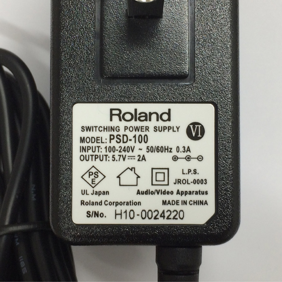Roland PSD-100 電源アダプター 【対応機種： Aerophone AE-10/ CUBE 