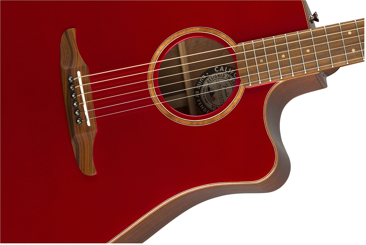 Fender Redondo Classic Hot Rod Red Metallic アコースティックギター