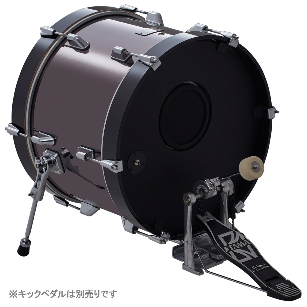 電子ドラムパッド ROLAND KD-180L-BK Kick Drum Pad 18インチ バスドラムパッド (キックペダル別売)