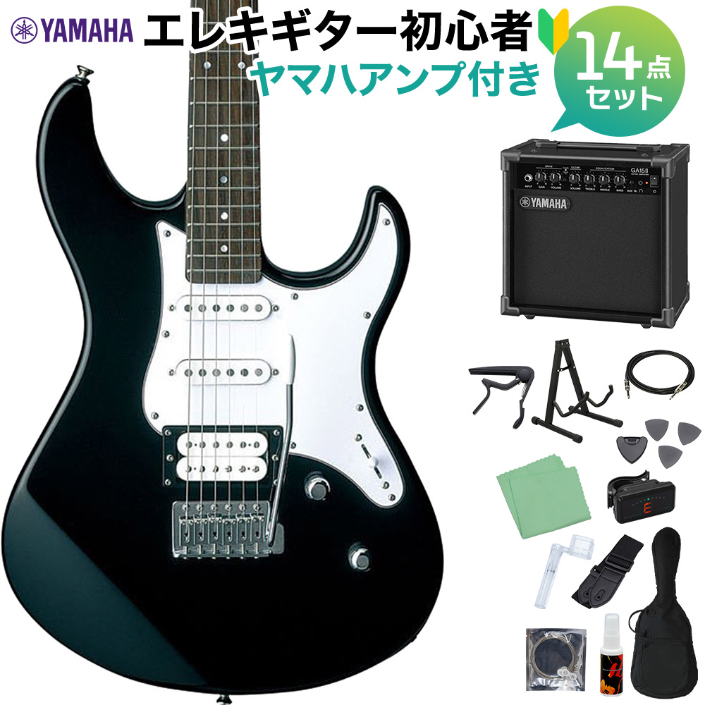 YAMAHA PACIFICA112V BL(ブラック) エレキギター初心者14点セット 