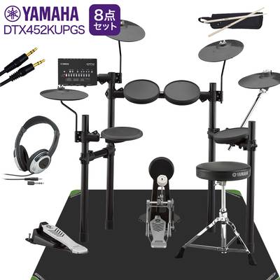 YAMAHA DTX402KS マット付き自宅練習7点セット 電子ドラムセット 