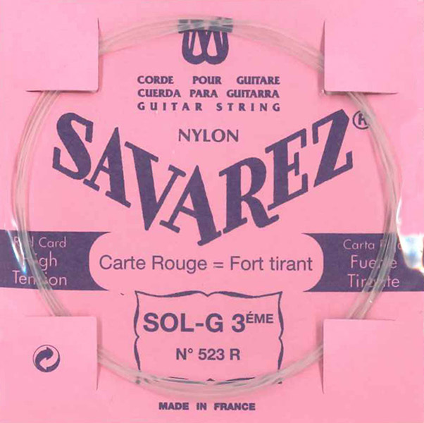 SAVAREZ 523r ピンクラベル クラシックギター バラ弦 / サバレス