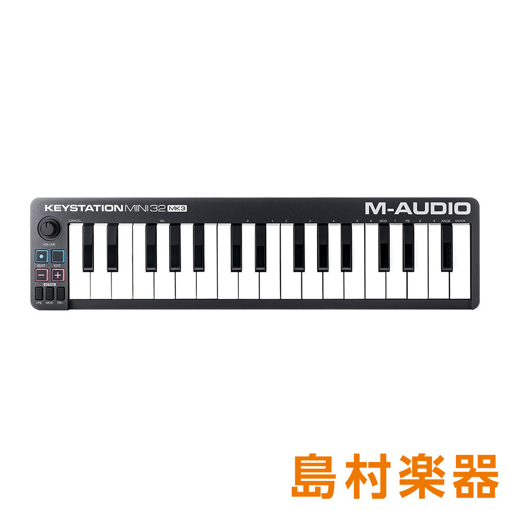 M-AUDIO Keystation Mini32 MK3 32鍵盤 MIDIキーボード 【 エムオーディオ 】 島村楽器オンラインストア