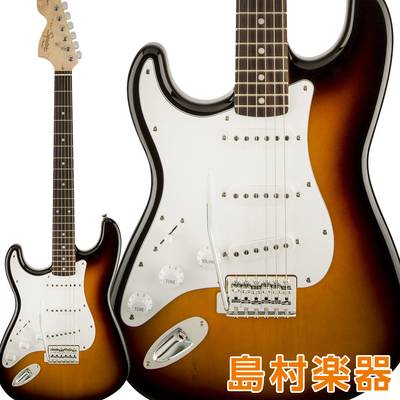 Squier by Fender Affinity Series Stratocaster Left-Handed Laurel Fingerboard Brown Sunburst エレキギター ストラトキャスター レフトハンド 【スクワイヤー / スクワイア】