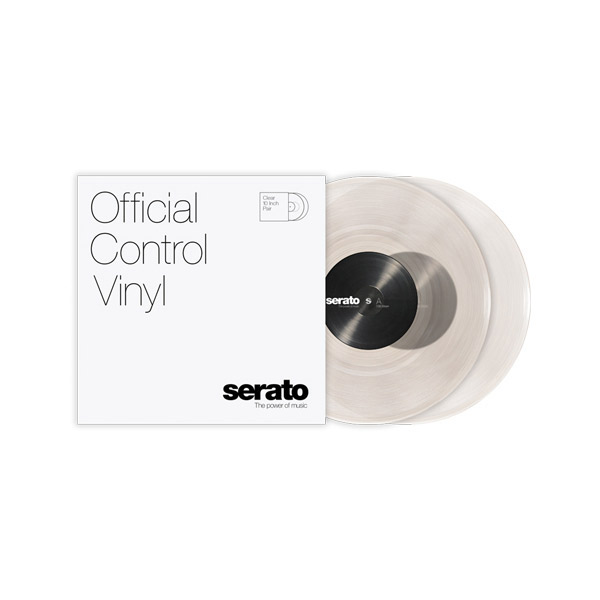 Serato 10" Control Vinyl Clear 2枚組 Scratch Live用 コントロールバイナル 10インチ 【セラート SCV-PS-CLE-10】