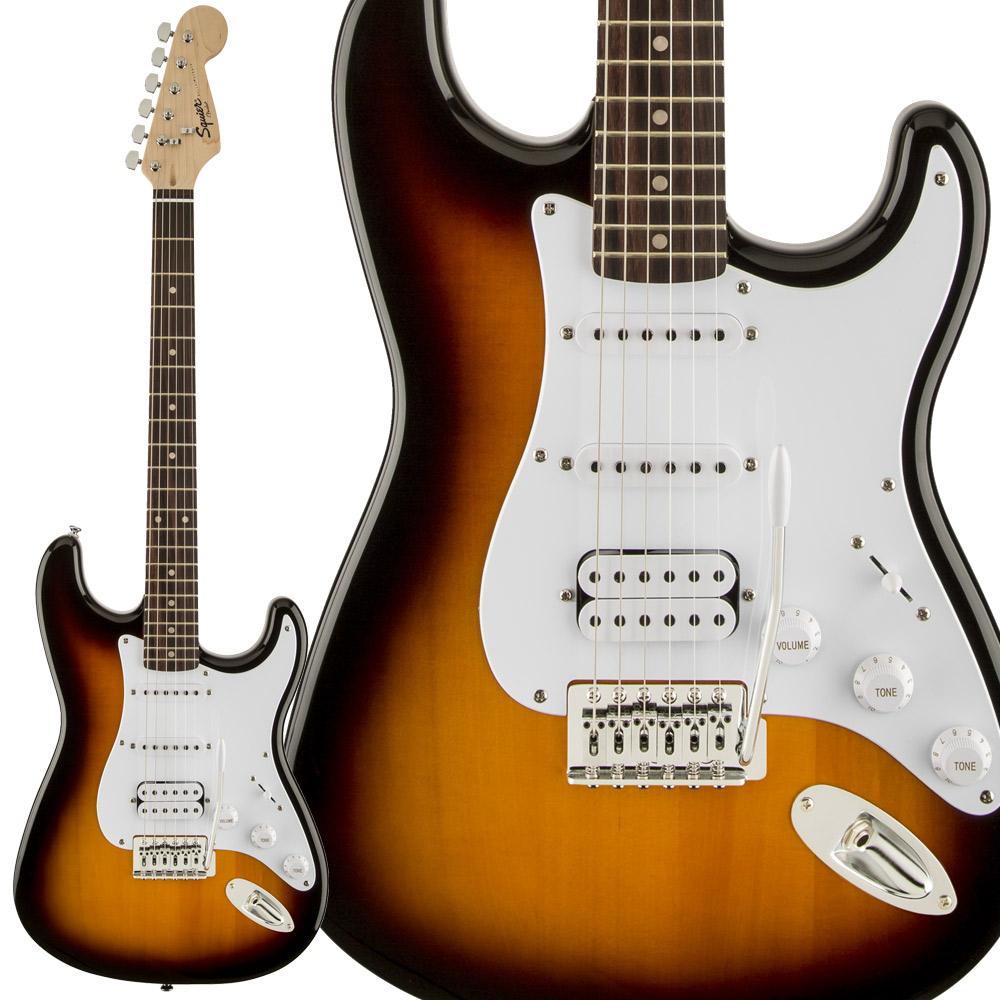 Squier by Fender Bullet Strat with Tremolo HSS, Laurel Fingerboard, Brown Sunburst エレキギター　ストラトキャスター 【スクワイヤー / スクワイア】