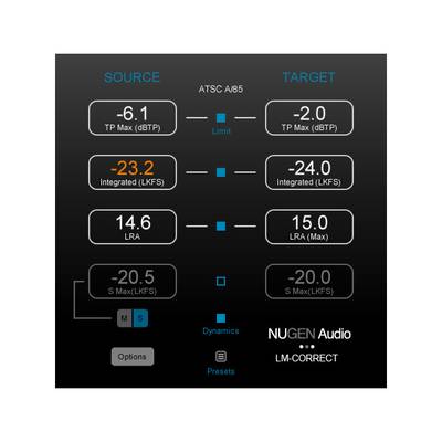 NUGEN Audio LM-Correct 2 DynApt Extension ニュージェン・オーディオ [メール納品 代引き不可]