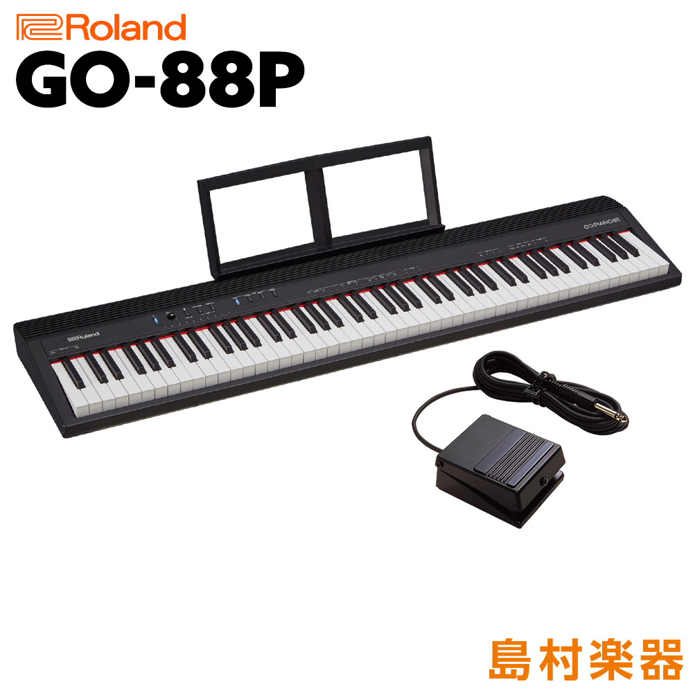 Roland GO-88P | 88鍵盤キーボードで最も軽い！電池駆動も可！持ち運び 